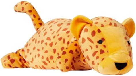 large plush cheetah|cheetah weighted plush.